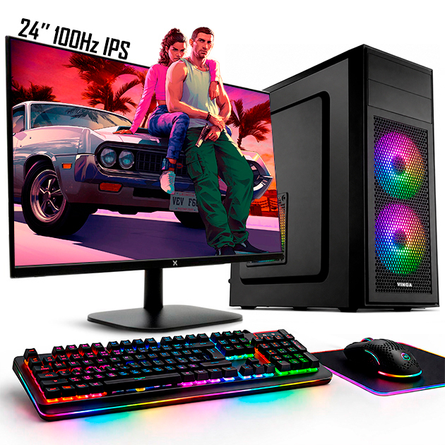 Ігровий ПК Intel Core i5 / GTX 1060 / + Монітор 24 + Ігровий набір / Гарантія 12 міс