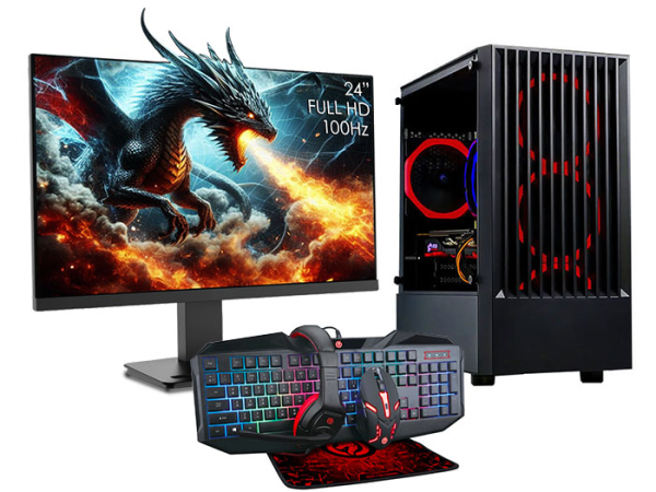 Core i5 + Монiтор 24" / GTX 1050 Ti / 16 ГБ RAM (Iгровий комплект ПК 6 в 1)