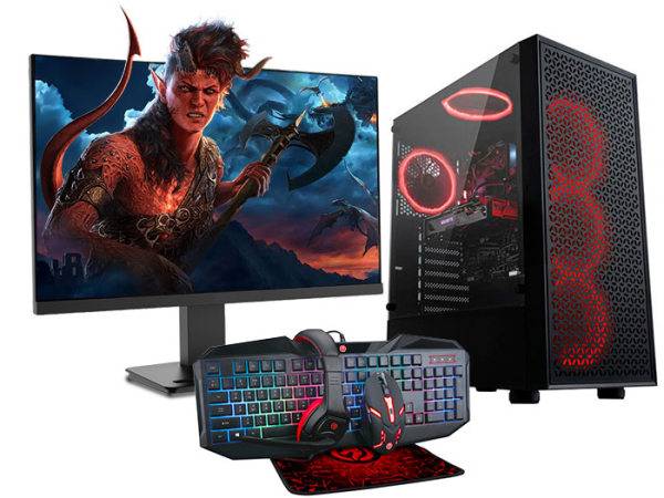10 ядер + Монiтор 24" / RX 580 8 ГБ / 16 ГБ RAM (Iгровий комплект ПК 6 в 1)