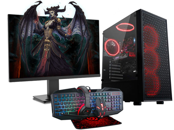 8 ядер + Монiтор 24" / RX 570 8 ГБ / 16 ГБ RAM (Iгровий комплект ПК 6 в 1)