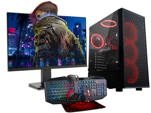 Core i7 + Монiтор 24" / RX 570 8 ГБ / 16 ГБ RAM (Iгровий комплект ПК 6 в 1)