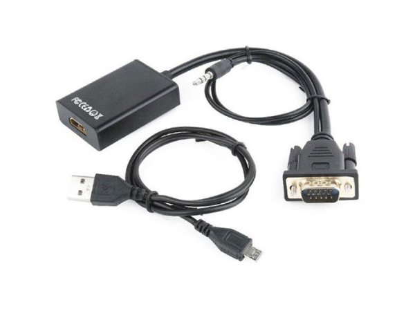 Перехідник VGA to HDMI Cablexpert